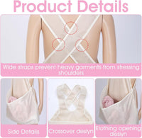 Laundry Bag Apron with Pocket | Durable Fabric Storage Organizer | 21×22cm