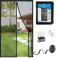 Magnetic Mosquito Mesh Door Net | Automatic Closing Insect Screen for Home