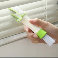 2-in-1 Car AC Vent Cleaning Brush | Microfiber Detailing & Dusting Tool