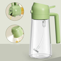 2-in-1 Kitchen Oil Sprayer Bottle | Cooking Oil Dispenser & Food Preparation Tool