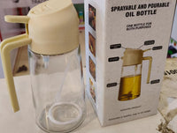 2-in-1 Kitchen Oil Sprayer Bottle | Cooking Oil Dispenser & Food Preparation Tool