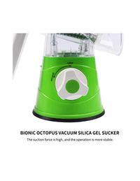 Manual Vegetable Drum Cutter & Slicer | Multifunctional Round Kitchen Gadget