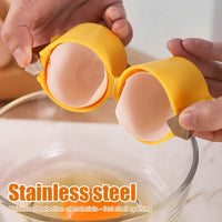 Stainless Steel Egg Shell Opener & Cutter | Portable Boiled Egg Topper Tool